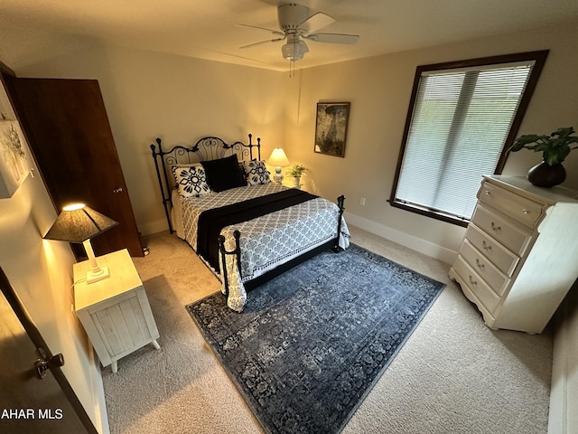 705 Clark St, Hollidaysburg, PA 16648 - carpeted bedroom with baseboards and a ceiling fan