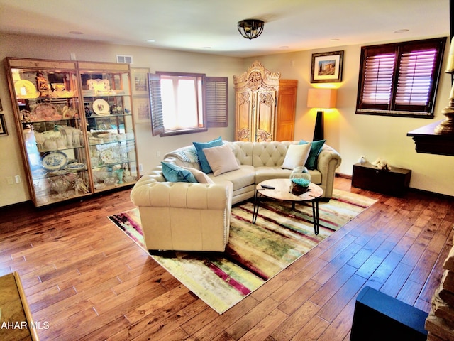 9510 Lincoln Hwy, Bedford, PA 15522 - living room featuring hardwood / wood-style flooring