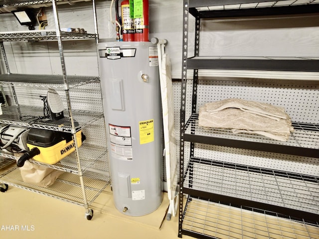 9510 Lincoln Hwy, Bedford, PA 15522 - utility room with electric water heater