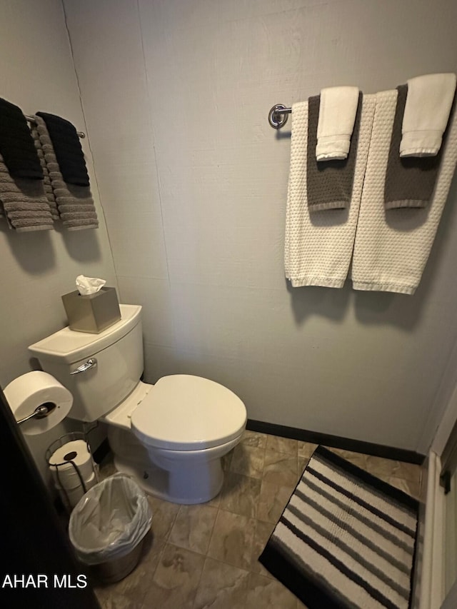 bathroom featuring toilet