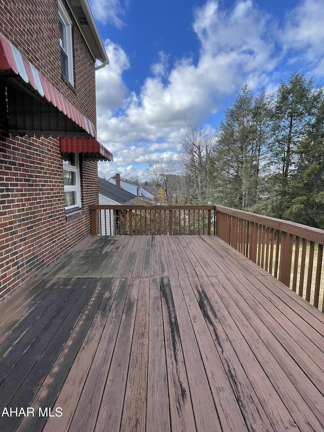 view of deck