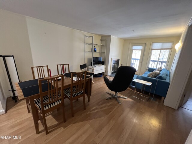 143 E Valley Point Ln, Claysburg, PA 16625 - dining room featuring hardwood / wood-style floors