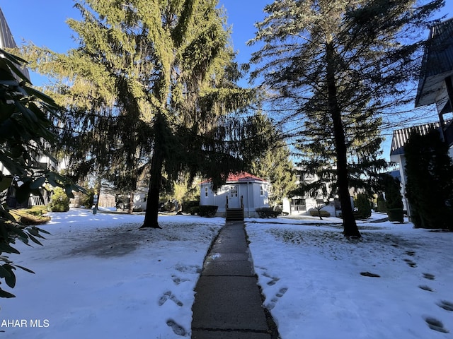 143 E Valley Point Ln, Claysburg, PA 16625 - view of yard covered in snow