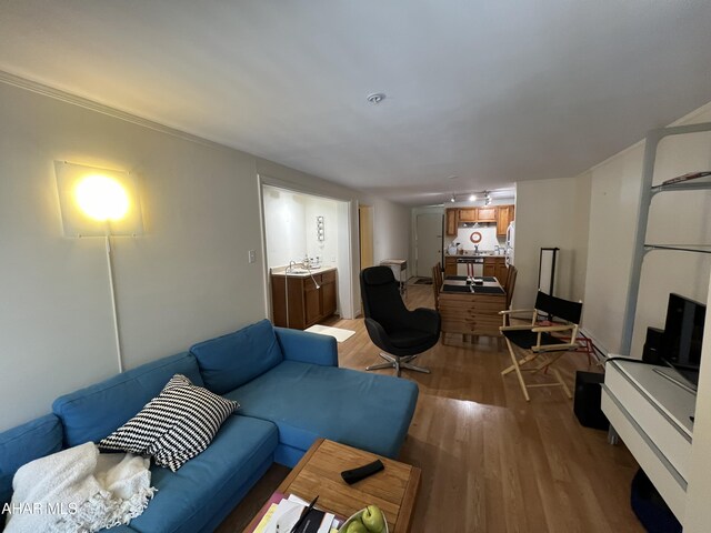 143 E Valley Point Ln, Claysburg, PA 16625 - living room featuring hardwood / wood-style floors