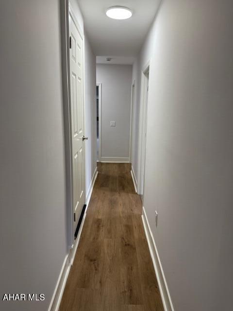 2306 5th Ave, Altoona, PA 16602 - hallway with wood finished floors and baseboards