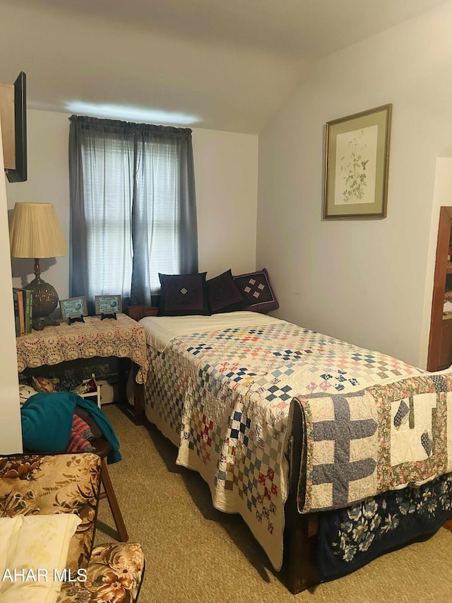 14 W 2nd St, Everett, PA 15537 - bedroom featuring carpet floors and lofted ceiling