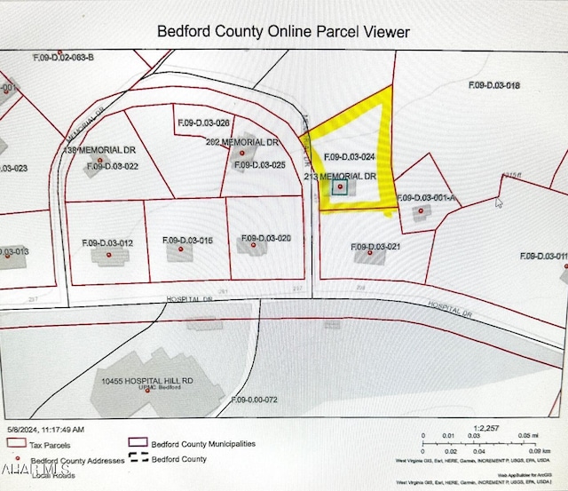 213 Memorial Dr, Everett PA, 15537 land for sale