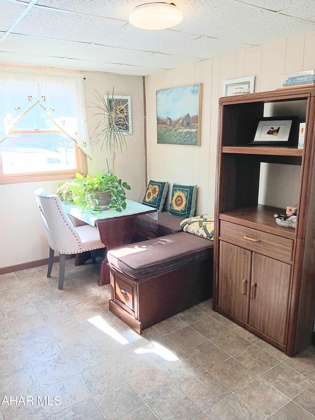 dining area with baseboards