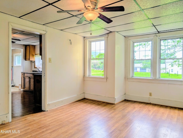 157 Cove Rd, Buffalo Mills, PA 15534 - empty room with light wood finished floors and a ceiling fan