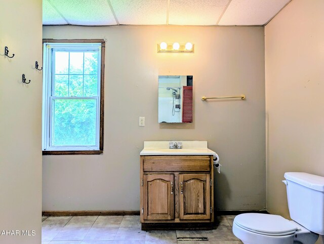 157 Cove Rd, Buffalo Mills, PA 15534 - full bathroom featuring vanity and a drop ceiling