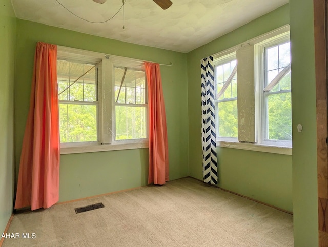 157 Cove Rd, Buffalo Mills, PA 15534 - carpeted spare room featuring baseboards and ceiling fan