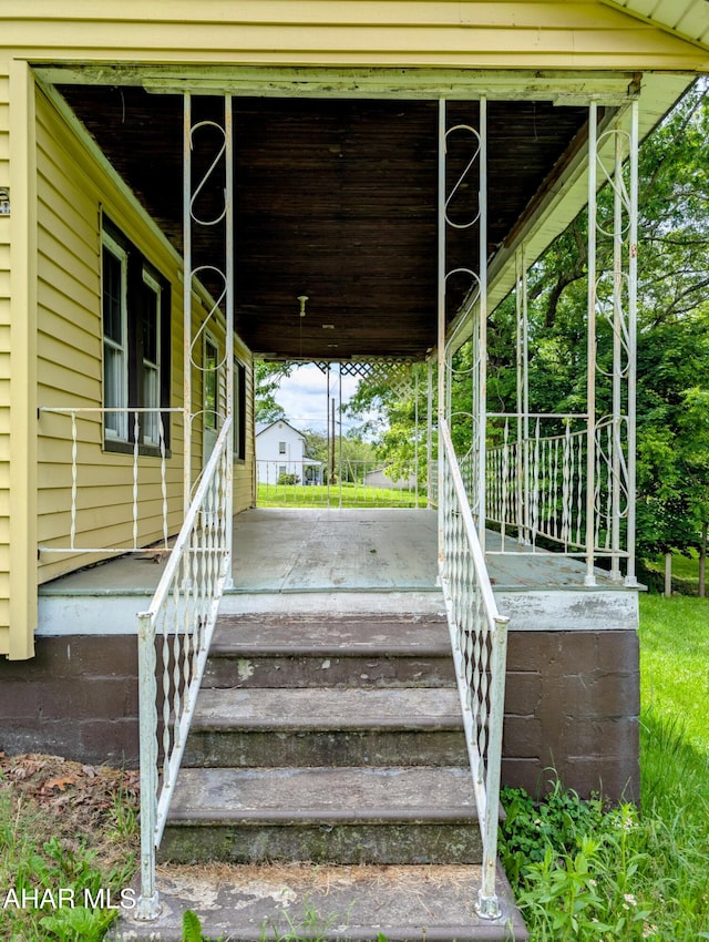 157 Cove Rd, Buffalo Mills, PA 15534 - view of porch