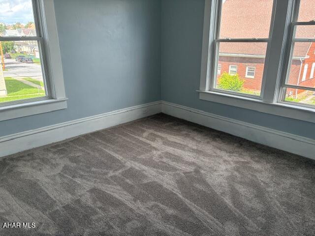 215 N 10th Ave, Altoona, PA 16601 - empty room featuring healthy amount of natural light and carpet flooring