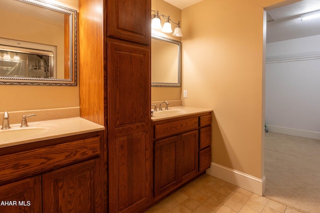 738 Chapel Dr, Altoona, PA 16602 - bathroom with vanity and baseboards