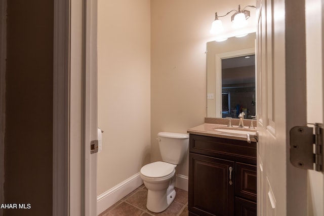 738 Chapel Dr, Altoona, PA 16602 - bathroom featuring tile patterned floors, vanity, and toilet