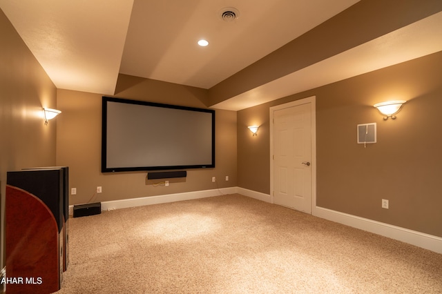 738 Chapel Dr, Altoona, PA 16602 - cinema room with carpet floors and baseboards