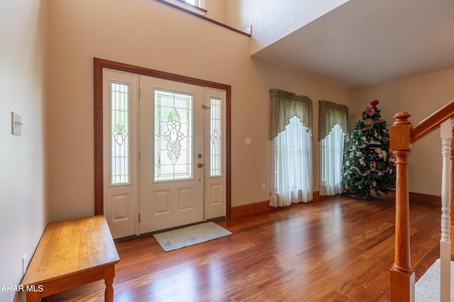 738 Chapel Dr, Altoona, PA 16602 - entrance foyer featuring wood finished floors and stairway