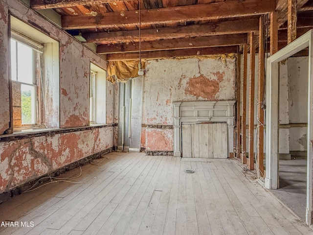 346 Lower Snake Spring Rd, Everett, PA 15537 - miscellaneous room featuring wood-type flooring and wood ceiling