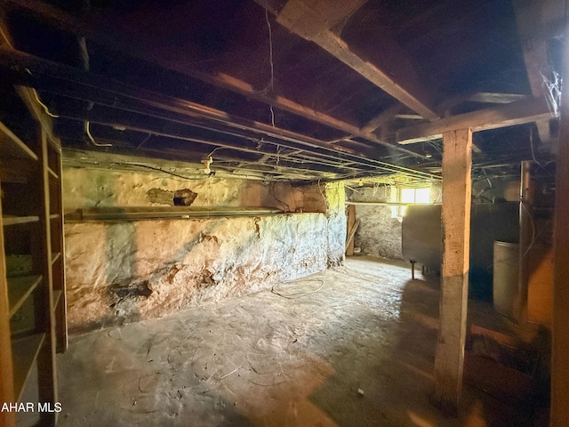346 Lower Snake Spring Rd, Everett, PA 15537 - below grade area with oil tank
