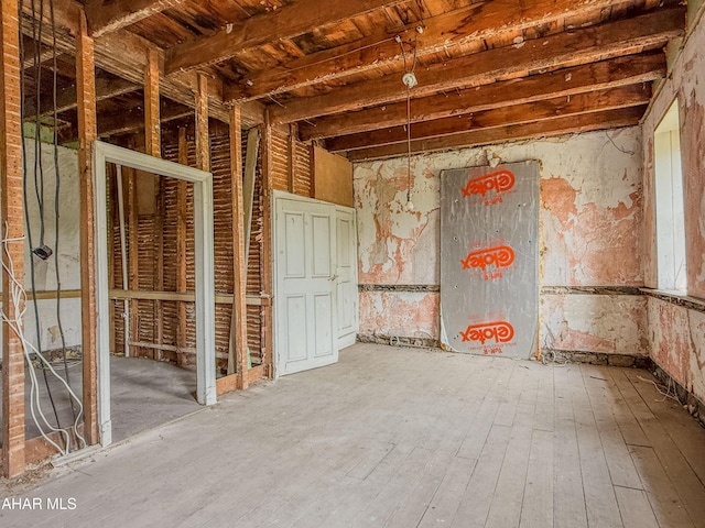 346 Lower Snake Spring Rd, Everett, PA 15537 - misc room with hardwood / wood-style floors