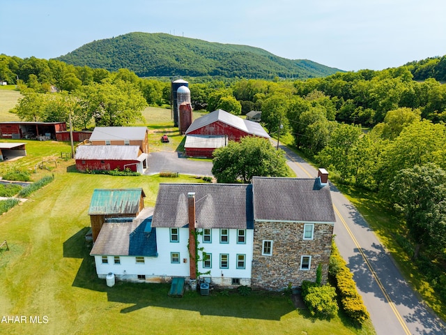 346 Lower Snake Spring Rd, Everett, PA 15537 - view from above of property with a mountainous background
