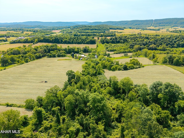 346 Lower Snake Spring Rd, Everett, PA 15537 - aerial view of sparsely populated area with mountains