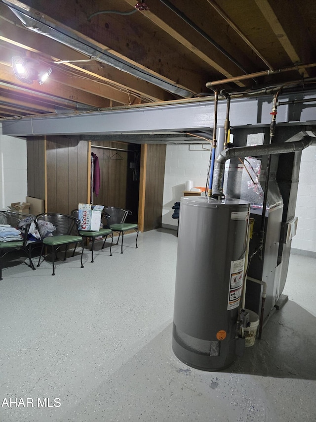 3576 Juniata Gap Rd, Altoona, PA 16601 - unfinished below grade area featuring water heater