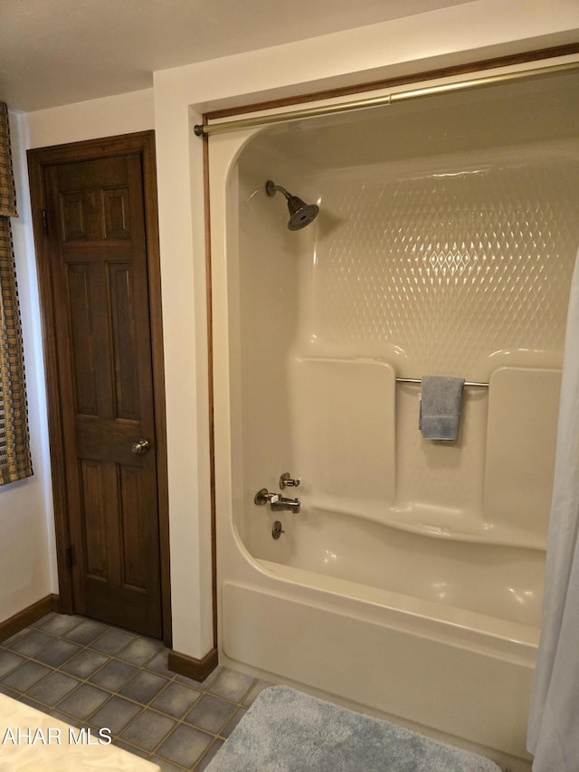 3576 Juniata Gap Rd, Altoona, PA 16601 - full bathroom featuring tile patterned floors and shower / bath combination with curtain