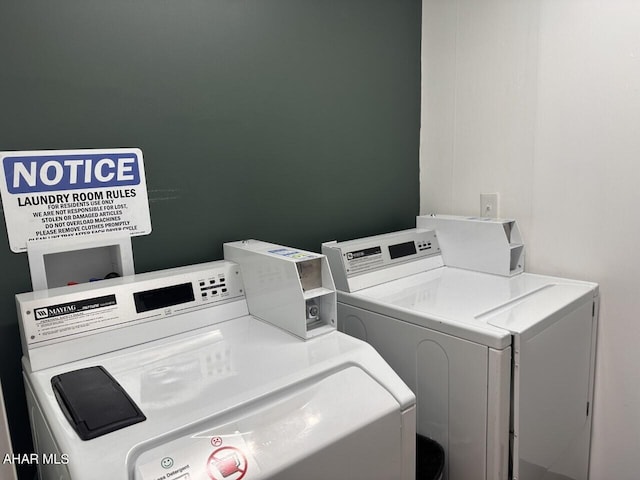 321 Main St, Gallitzin, PA 16641 - shared laundry area with separate washer and dryer