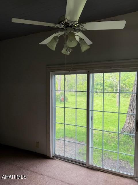 3091 Colonial Dr, Duncansville, PA 16635 - detailed view of a ceiling fan and carpet floors