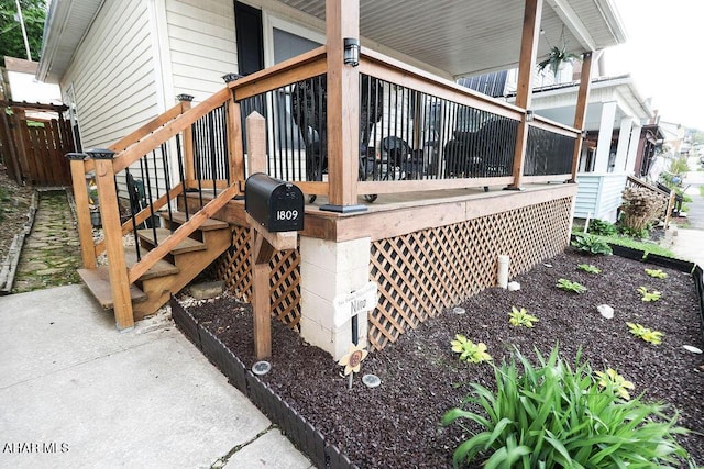 1809 5th St, Altoona, PA 16601 - exterior view of stairs