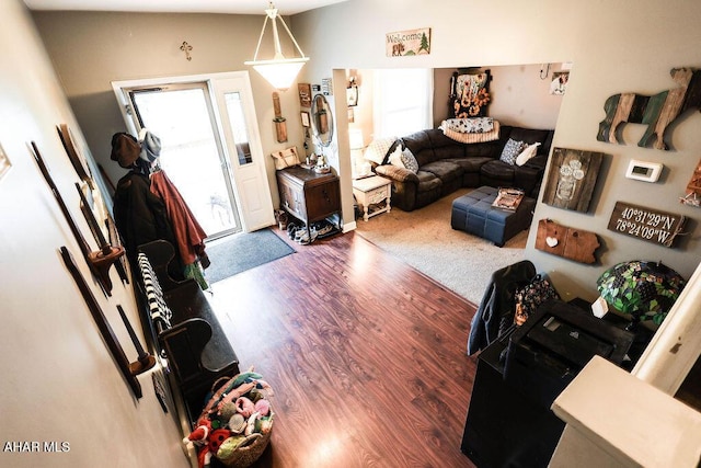1809 5th St, Altoona, PA 16601 - living area with wood finished floors and plenty of natural light
