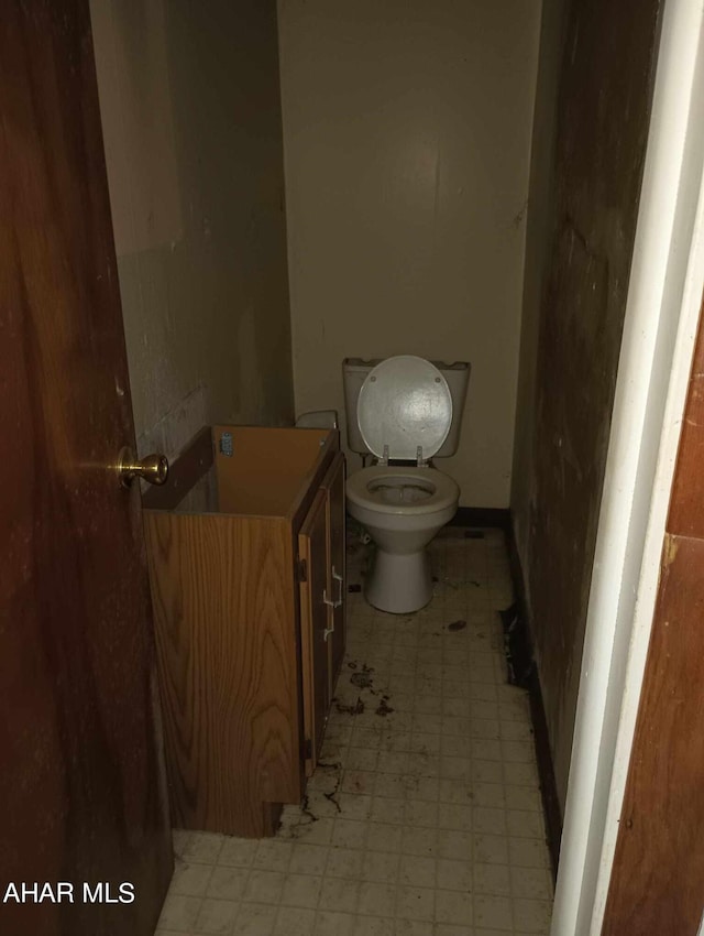 bathroom with toilet