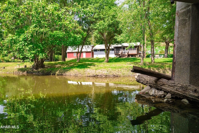 view of water feature