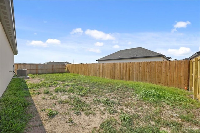 3003 E Palo Blanco St, Hidalgo, TX 78557 - fenced backyard featuring central AC unit