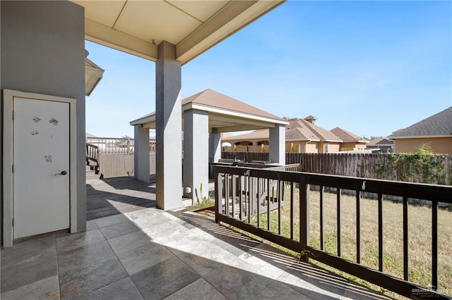 balcony featuring a patio