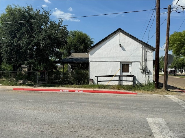 view of side of property