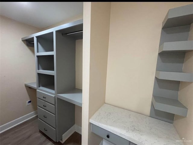2505 W Bella Vista Ave W, Alton, TX 78573 - spacious closet featuring dark wood finished floors