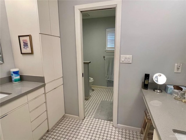 bathroom with toilet