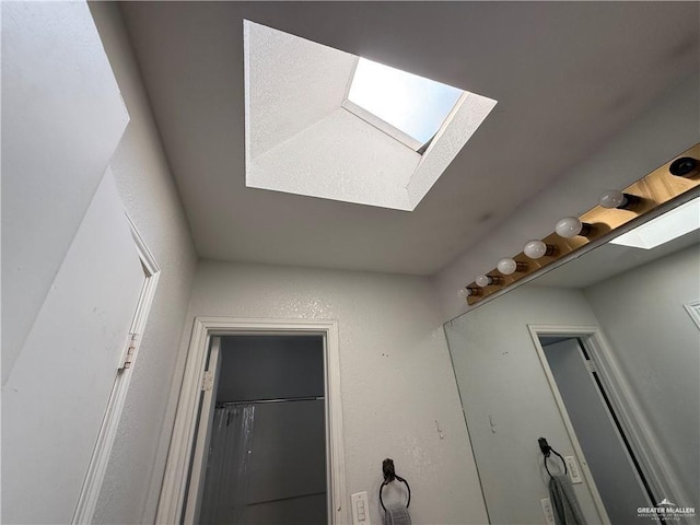 room details with a skylight