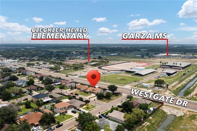 2113 W Harrison St, Weslaco, TX 78599 - drone / aerial view