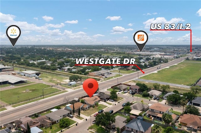 2113 W Harrison St, Weslaco, TX 78599 - bird's eye view