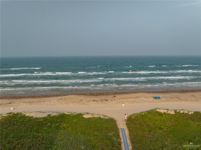 water view featuring nearby beach