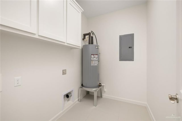 2012 Trinity St, Donna, TX 78537 - utilities featuring water heater and electric panel