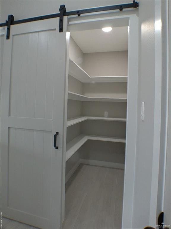 view of pantry