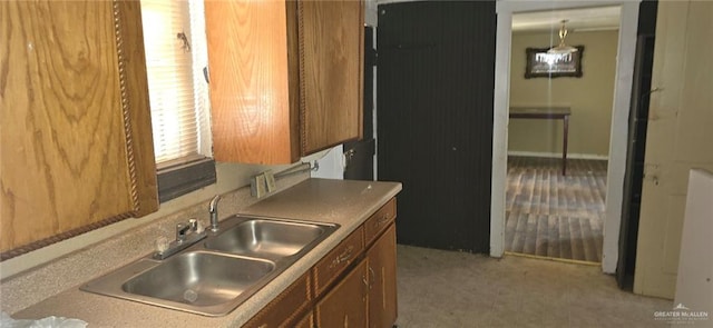 kitchen featuring sink