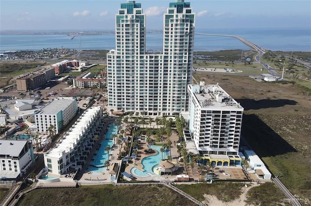 310A Padre Blvd Unit 1305, South Padre Island, TX 78597 - view of urban area featuring a nearby body of water and a pool