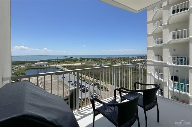 310A Padre Blvd Unit 1305, South Padre Island, TX 78597 - balcony featuring a water view