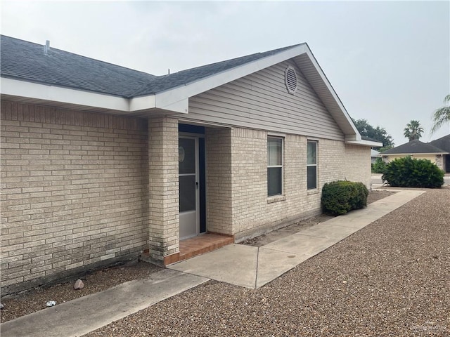 view of rear view of property