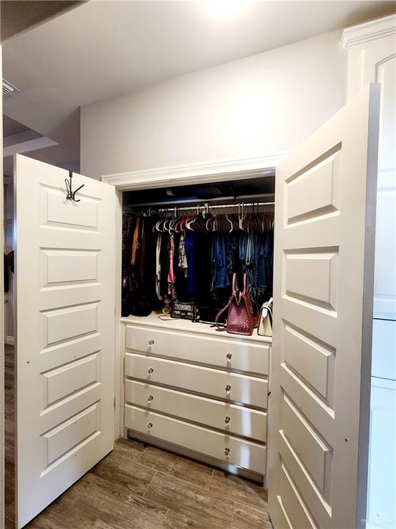 view of closet